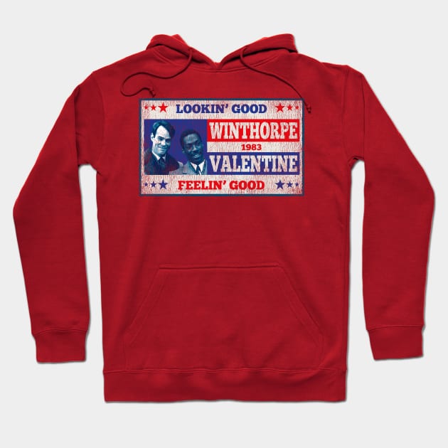 Vote For Winthorpe Valentine Worn Hoodie by Alema Art